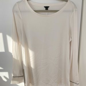 ANN TAYLOR Beaded cuff Top